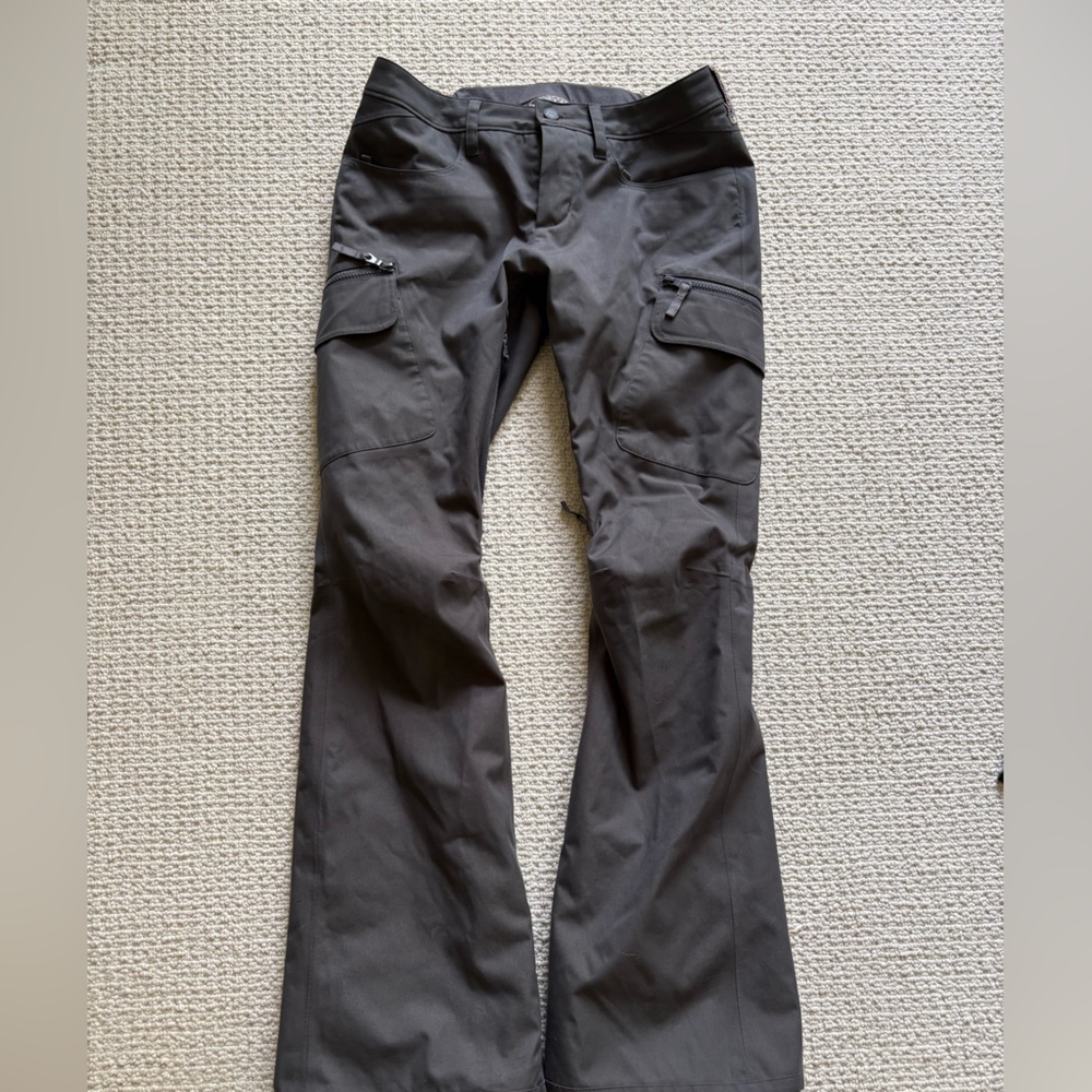 Women's Burton Snowboards Gloria Snowboard Pant Size Small in Deep Gray